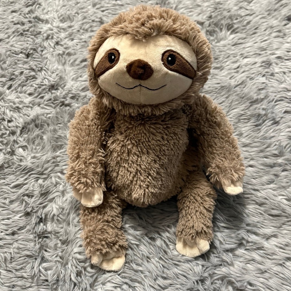 Warmies Sloth 9" Weighted Stuffed Animal Brown Hot Cool Cozy Soft